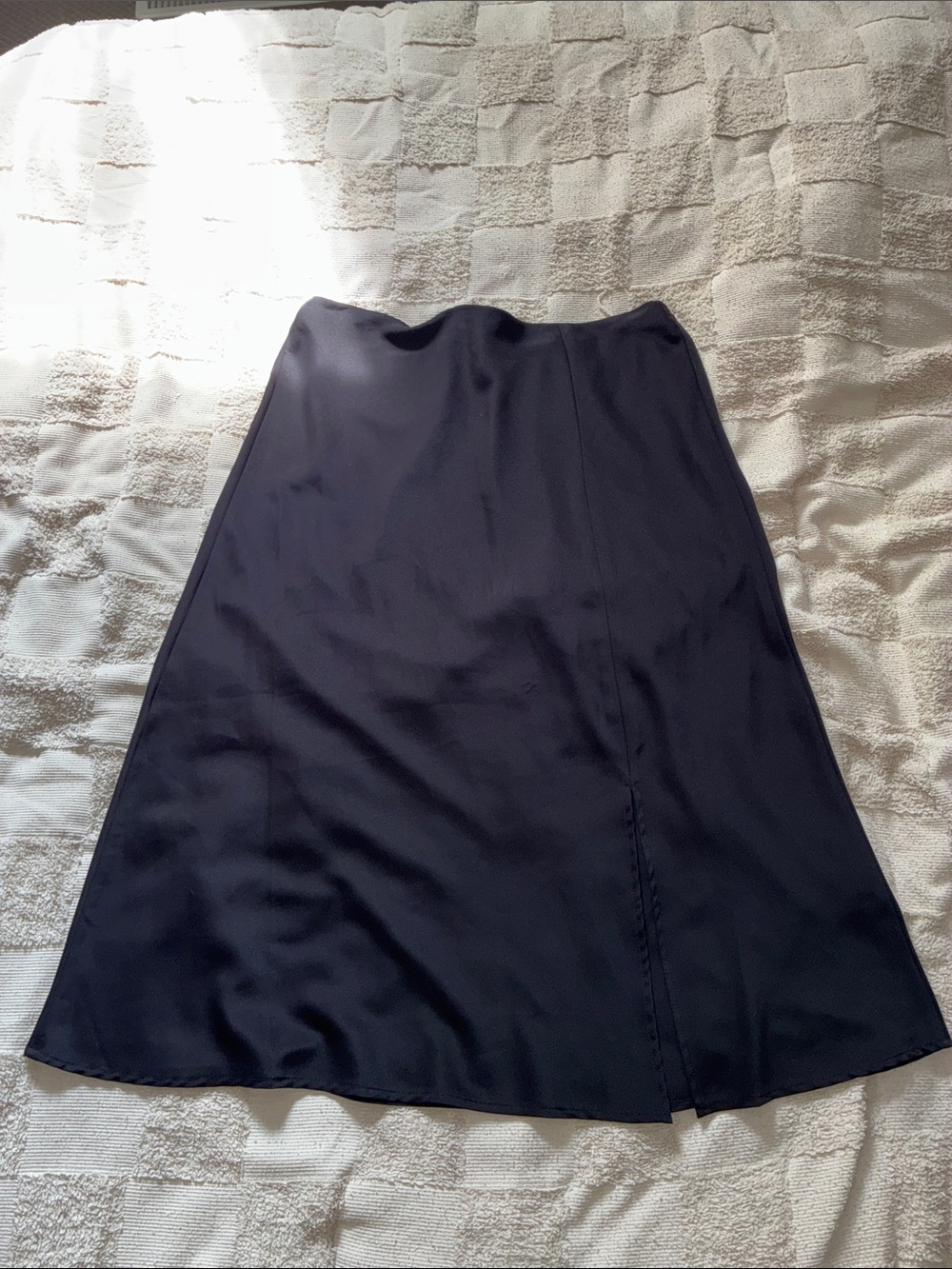 No Boundaries Black A-Line Midi Skirt